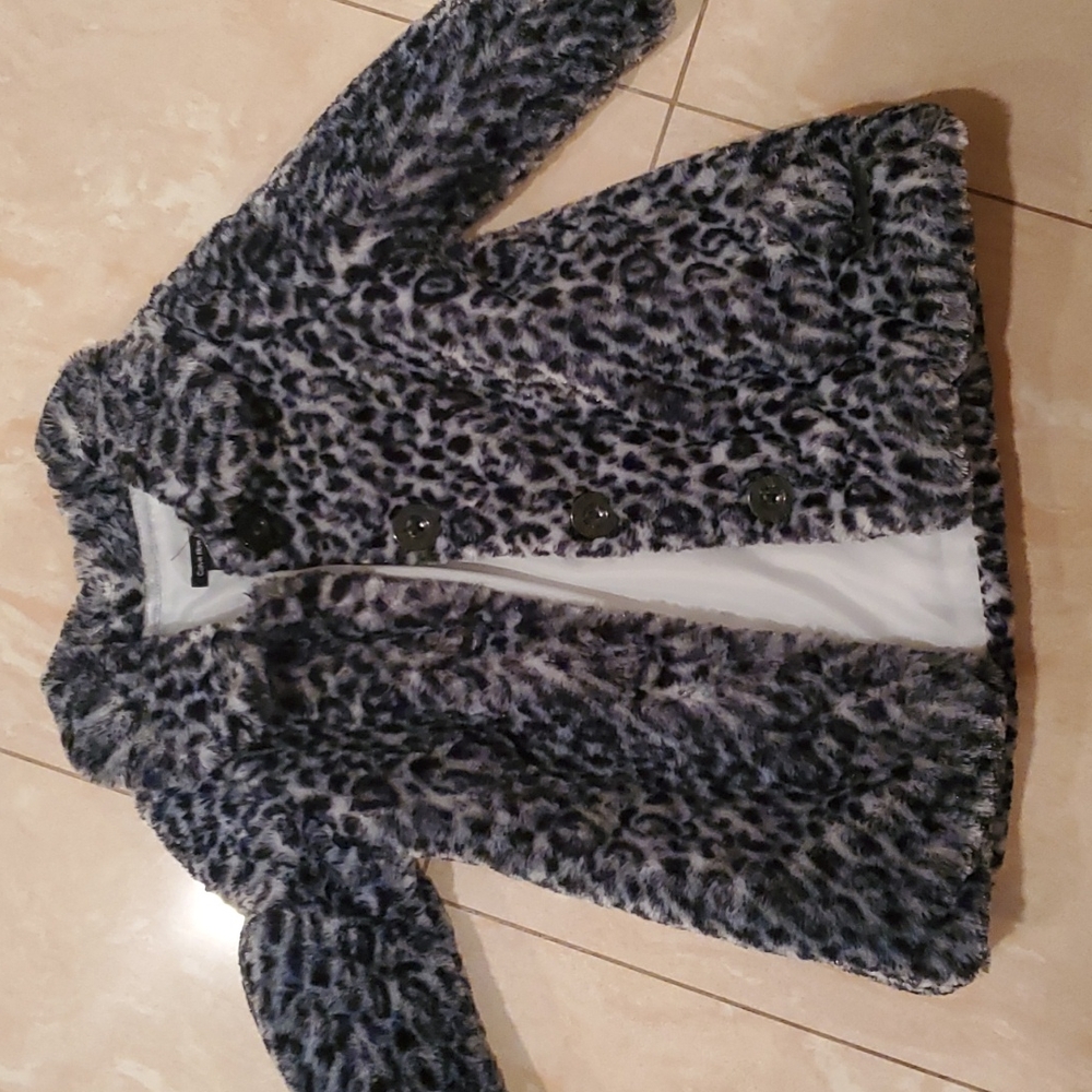 Calvin Klein Leopard Toddler Coat